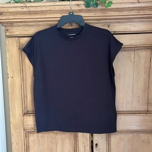 Anthropologie black muscle tshirt